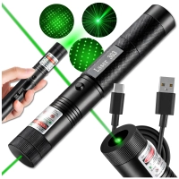 Wskaźnik laserowy Zielony - Laser USB, Pointer, duży zasięg